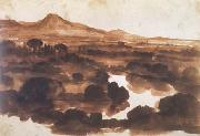 Claude Lorrain View from Monte Mario (mk17) oil painting reproduction